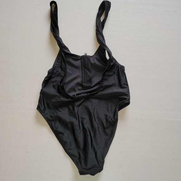 NEW Nasty Gal Front Zipper One Piece Swimsuit 2 - Picture 2 of 3